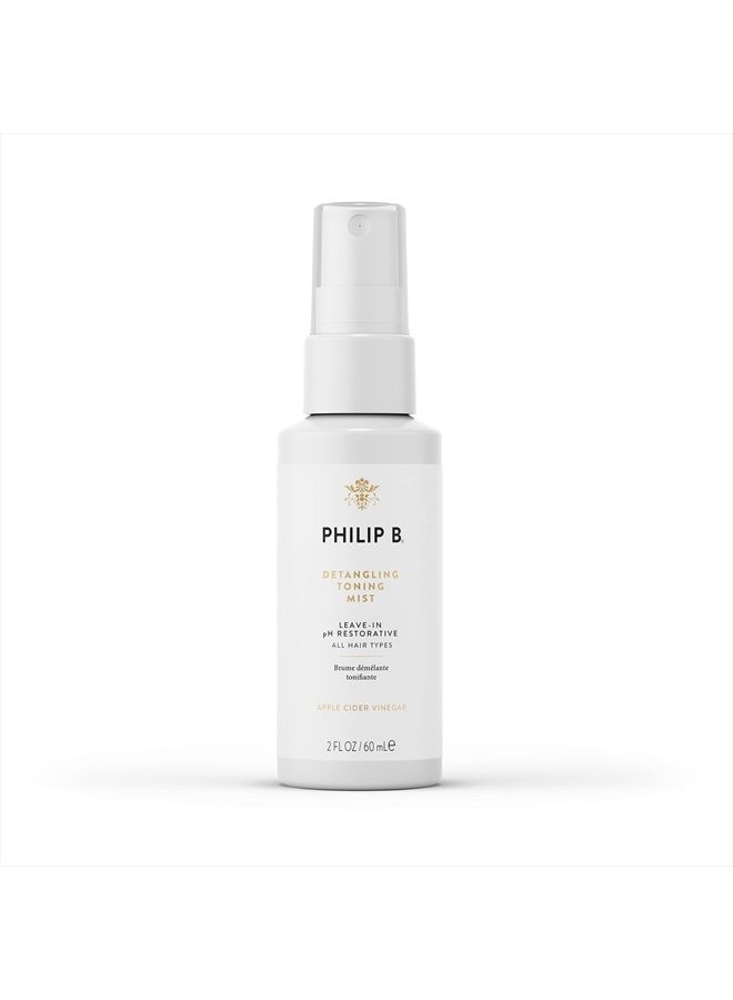 PHILIP B Detangling Toning Mist pH Restorative 2 oz. (60 ml) | Un-Tease Tangles, Leaves Hair Glossy, Smooth and Frizz-Free - Image 1