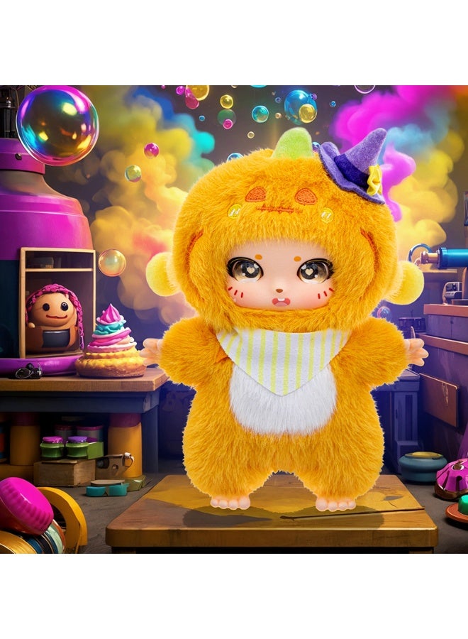 Dreamer Bag Pendant, Dreamer Series Vinyl Plush Toy, Doll Height 15 cm (Orange - Naughty） - Image 1