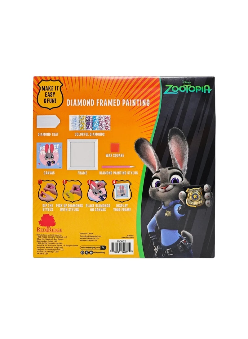 Disney Zootopia Judy Diamond Framed Painting Kit | Make It Easy & Fun | Art & Craft Home Wall Décor | Age 6+ - Image 5