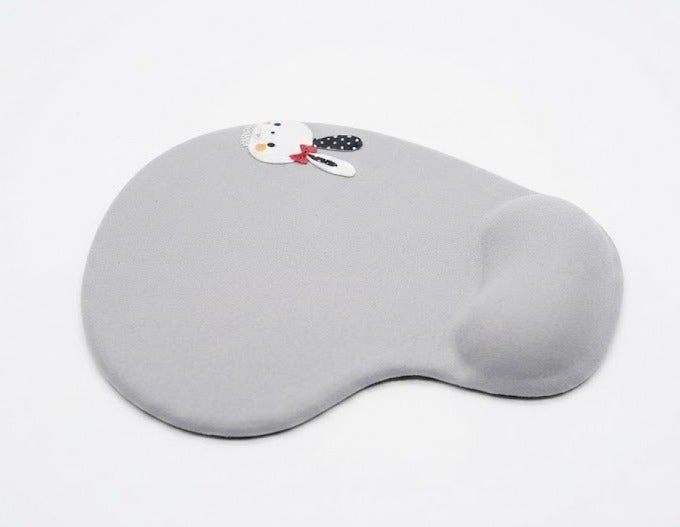 Mouse Pad with Gel Wrist Support - Grey - Image 1