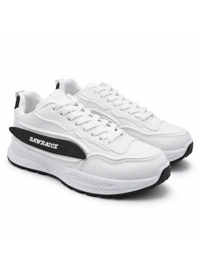 Comfortable men's athletic shoes with a modern design – lightweight sneakers for walking, running, and everyday wear with a non-slip sole. - Image 2