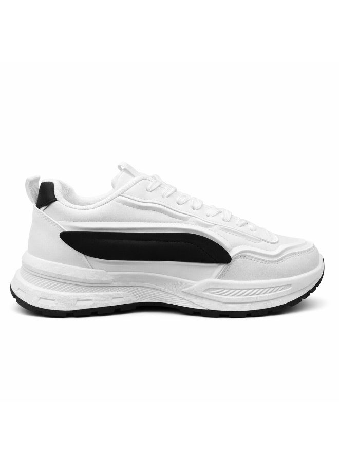 Comfortable men's athletic shoes with a modern design – lightweight sneakers for walking, running, and everyday wear with a non-slip sole. - Image 4