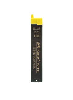 FABER-CASTELL Super-Polymer Lead Refill Black 0.35 mm HB 12 Leads Tube 