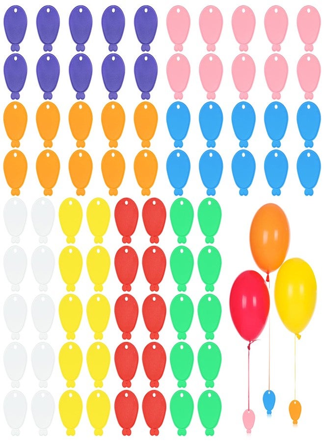 ELFULLY 80 Pcs Plastic Balloon Weights, Reusable Colorful Balloons Pendants, Wedding Birthday Party Balloons Accessories for Helium Balloon Decoration - Image 5