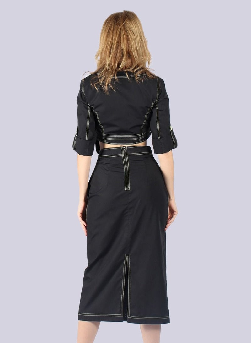 NIVA FASHION HOUSE New York Skirt and Jacket Set  - Image 4
