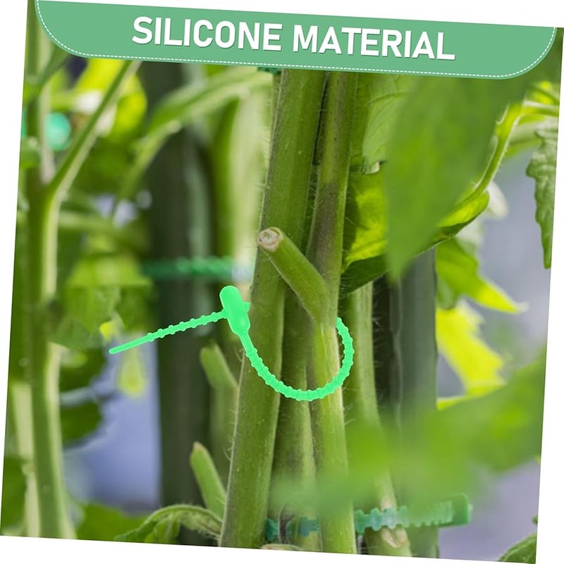 PRETYZOOM 10 حزمة أربطة سيليكون قابلة لإعادة الاستخدام لتنظيم الكابلات والأسلاك باللون الأسود - Image 4