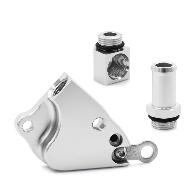 Intake Manifold Coolant Adapter Plate: Silver Aluminum Alloy, Easy Installation - Improved Cooling Efficiency, Replacement Plate for Honda Acura K20 K24 K Series Engines - Image 4