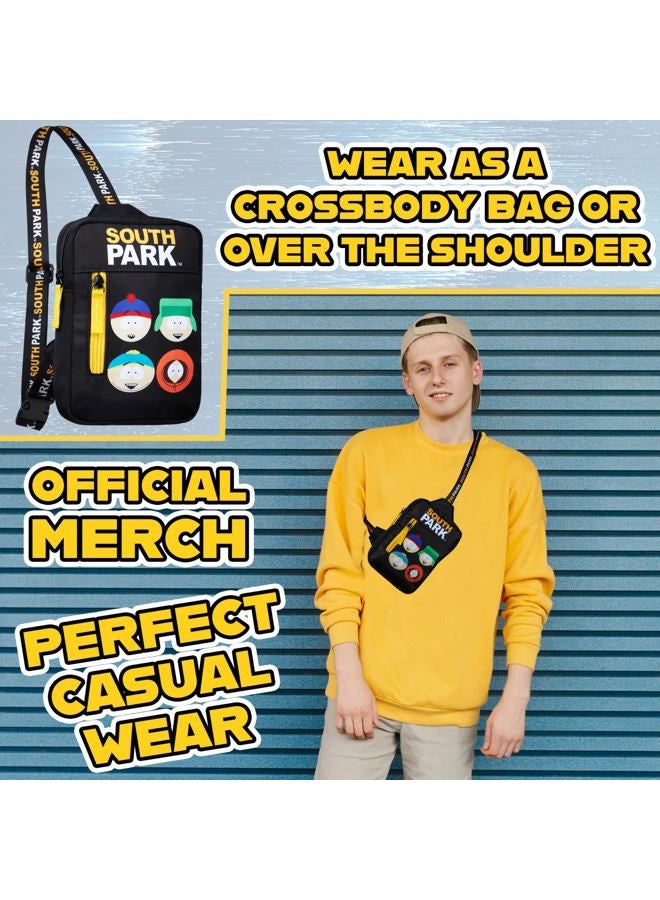 South Park Sling Bag for Men, Crossbody Bag with Adjustable Strap Shoulder Side Chest Bag for Travel Holiday Sports - Image 4