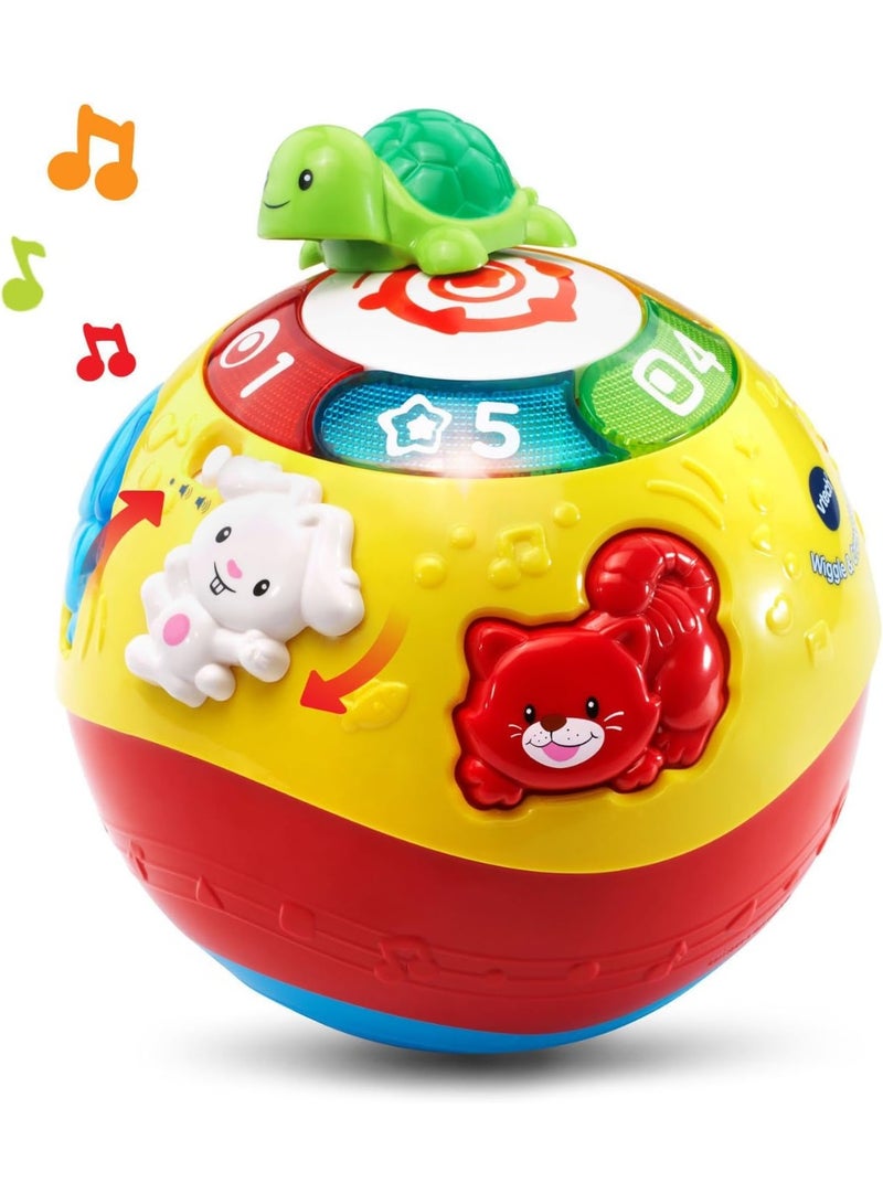 vtech Crawl & Learn Bright Magical Lights Ball - Multicolour | Moving ball! Press the chunky buttons to meet the animals, learn numbers, and hear 4 songs and 12 melodies | Suitable ages 6 m + up - Image 3