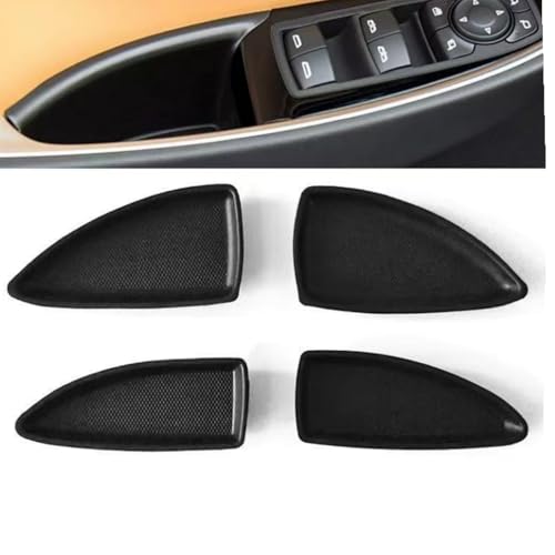 RONTCOS 4Pcs Interior Accessories Car Front Rear Door Switch Bezel Cap Set Replacement For Chevrolet Malibu 2016 2017 2018 Left Right Front Rear Plastic Bolt Cover - Image 1