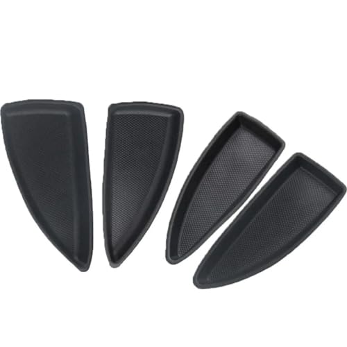 RONTCOS 4Pcs Interior Accessories Car Front Rear Door Switch Bezel Cap Set Replacement For Chevrolet Malibu 2016 2017 2018 Left Right Front Rear Plastic Bolt Cover - Image 2