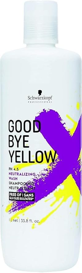 GoodBye Yellow SCHWARZKOPF Goodbye Yellow Shampoo 1L