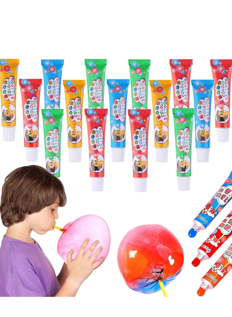 Colour 20PCS Blow Plastic Bubbles Toy Set, Large Bubble Balloons Bubble Blowing Products Collection Kid-Friendly Bubble Blowing Toys for Kids Outside Party Birthday Gift Toddler Outdoor Toys - Image 1