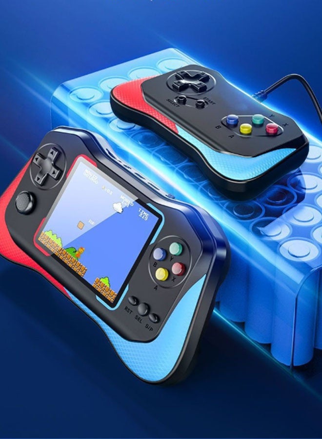 Neutral Classic Joystick Handheld Console + Gamepad (Two-Player Edition), 3.5-inch HD Colour Screen, Hundreds of Built-in Classic Games, 1200mAh Rechargeable Battery, Connects to TV and Gamepad (Colour) - Image 4