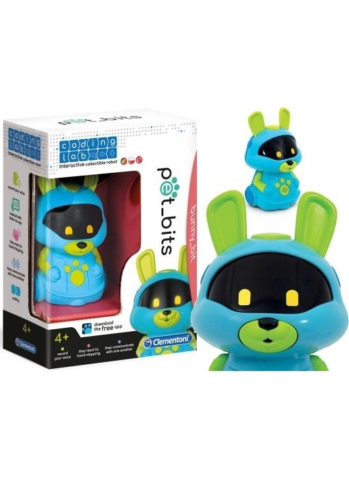 Clementoni - Coding Lab Pet Bits Interactive Rabbit - Image 1