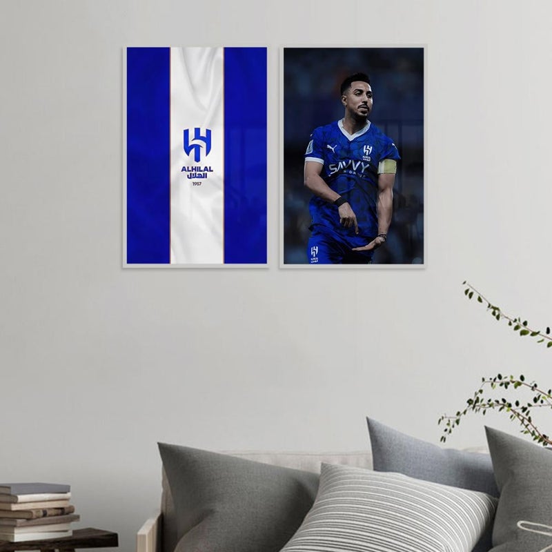 Marktna Double canvas painting with Al Hilal Club design - Image 2