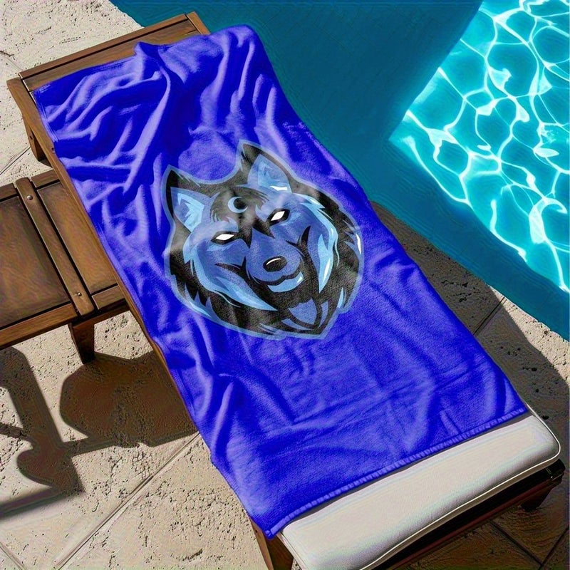 1 Set Personalized Beach Towel 19 69x31 5 Inch White Quick Dry Microfiber Custom Logo For Sports Team Corporate Event Hostess Gift - Image 5