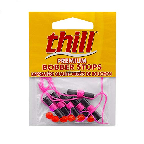Thill Premium Bobber Stops for Fishing Floats, Fishing Gear and Accessories, 6 Pack, Hot Pink - Image 1