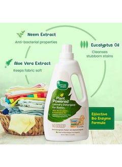 Mother Sparsh Baby Laundry Liquid Detergent (Powered By Plants) With Bio Enzymes And Eucalyptus Oil Refill Pack (500Ml X 2)  - Image 4