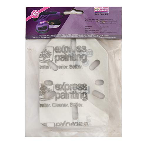 Berger Sanding Disc Sand Paper | Polishing Sand Paper Grade 240 | Hook and Loop Assorted Sanding Paper (Pack of 2) - Image 2