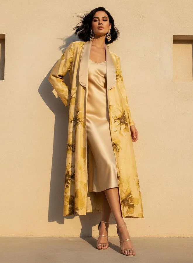 Iconic Iconic Viscose Longline Shrug Open Front