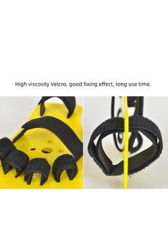 SYOSI Finger Orthotics Fingerboard Stroke Hand Splint for Assisted Rehabilitation Adjustable Size Prevent Finger Flexion and Deformation Suitable for both left right hands Yellow  - Image 4