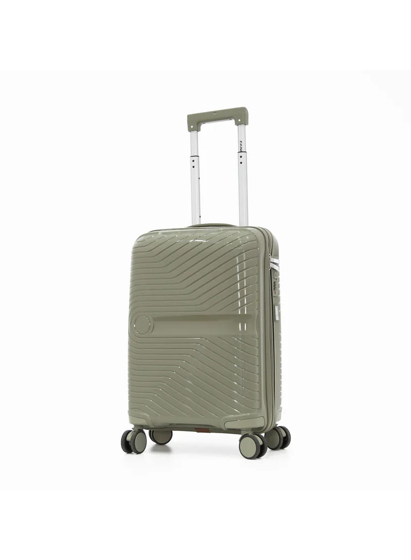 فانكل FANCL-Hardside 20 inch Carry On Luggage with USB Charging Port,Olive