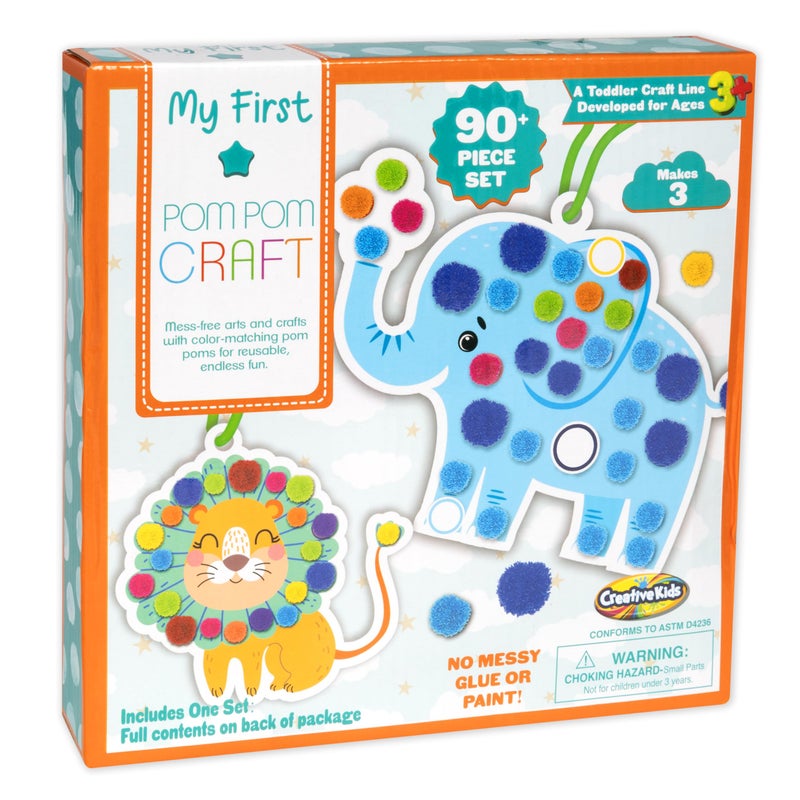 Creative Kids My First Pom Pom Craft Kit for Kids Ages 3 - Image 4
