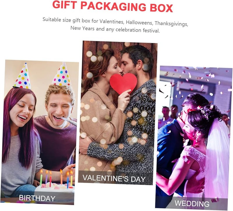 Safigle 2pcs Heart Shaped Chocolate Box For Wedding Favors Birthday Valentine Candy Storage - Image 5