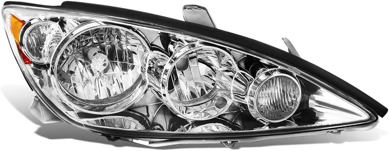 DNA MOTORING استبدال مصباح المصباح الأمامي الجانبي الأيمن DNA MOTORING OEM-HL-0094-R بتصميم هيكل كروم لسيارة تويوتا كامري 2005-2006 - Image 1