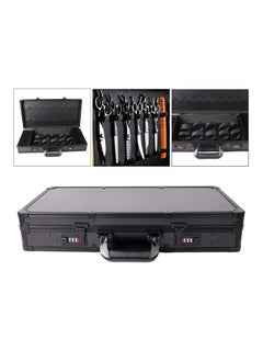 AROAQ Portable Barber Case with Lock for Stylists Travel Hair Kit Organizer Professional Storage and Display Box with Secure Combination Lock  - Image 1
