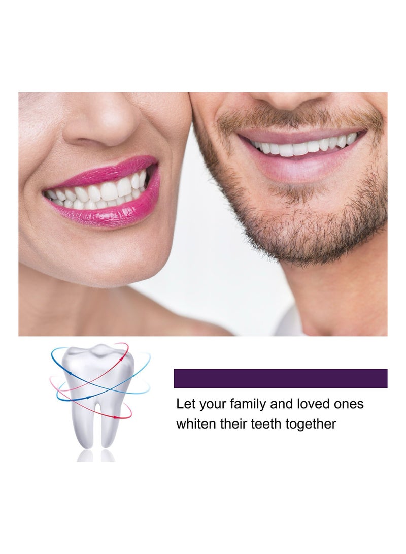EELHOE Toothpaste for Teeth Whitening Purple Toothpaste 50Ml Color Corrector Correct Yellow Toothpaste for Stain - Image 4