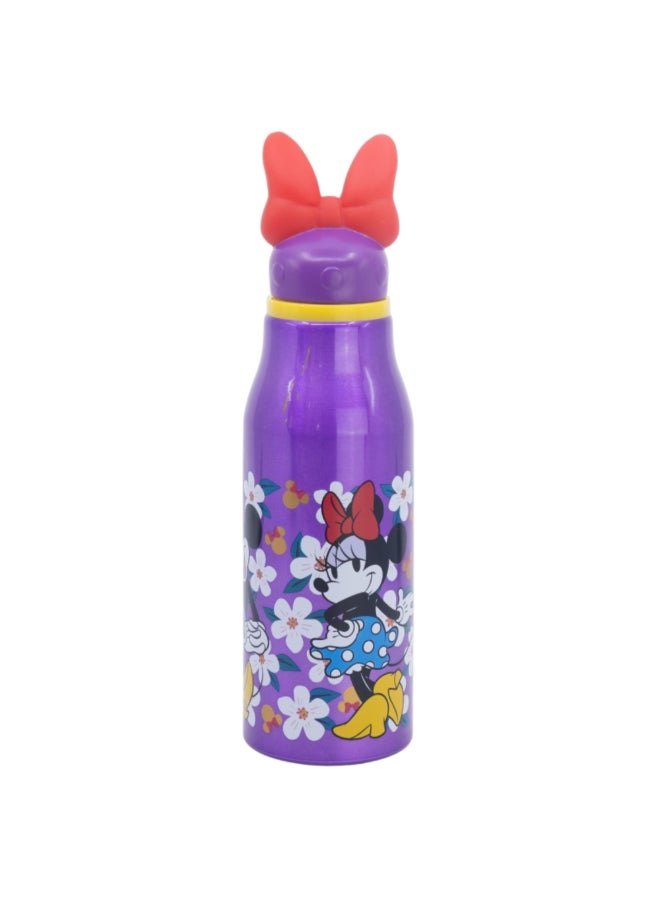 STOR Minnie Sunshine 3D Figurine Aluminium Water Bottle Multicolour 690 ml 81252 - Image 1