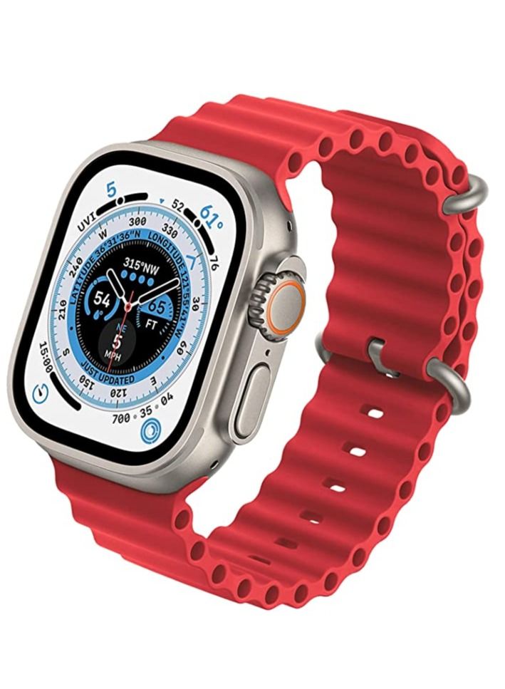Alpine Loop Compatible for Apple Watch Band Ultra 49mm45mm 44mm 42mm, for Nylon Sport Solo Loop Woven Wristband, replacement Strap for iWatch Series 8/7/6/5/4/3/2/1/SE/Ultra Women Men
