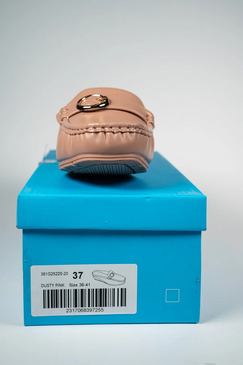 Geoomnii PINK Geoomnii Closed Flat Shoes for Women – Comfortable Slip-On Ballet Flats for Office, Daily Wear & Casual Use for Women | Best Price UAE