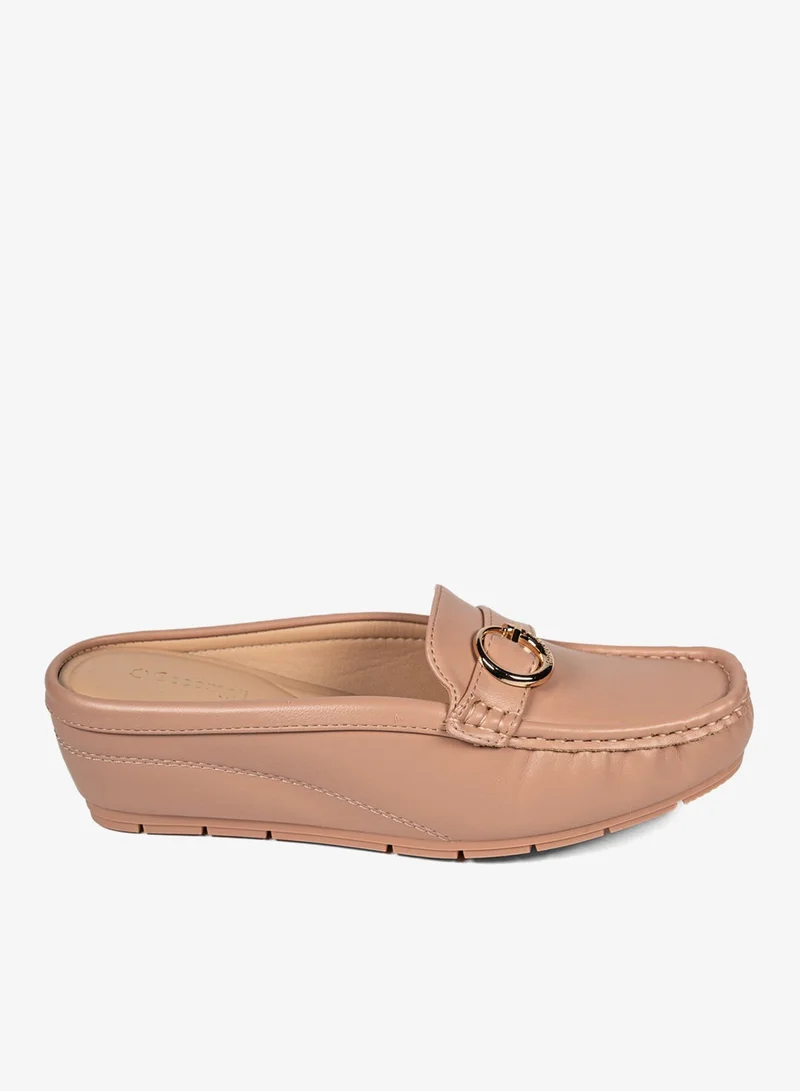 Geoomnii PINK Geoomnii Closed Flat Shoes for Women – Comfortable Slip-On Ballet Flats for Office, Daily Wear & Casual Use for Women | Best Price UAE