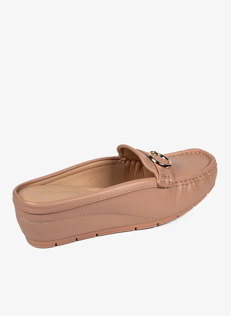 Geoomnii PINK Geoomnii Closed Flat Shoes for Women – Comfortable Slip-On Ballet Flats for Office, Daily Wear & Casual Use for Women | Best Price UAE