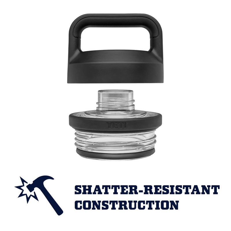 YETI Rambler 46 oz Bottle, Leakproof, Vacuum Insulated, Stainless Steel with Chug Cap, Charcoal - Image 4