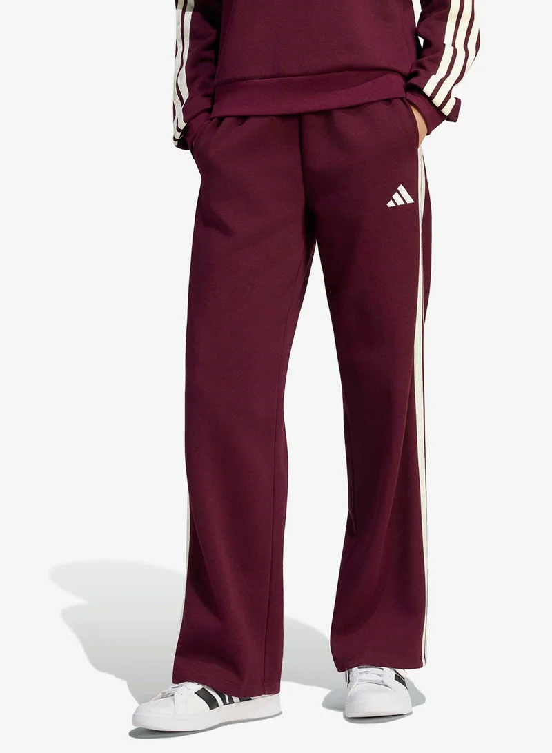 3-Stripes Open-Hem Fleece Joggers