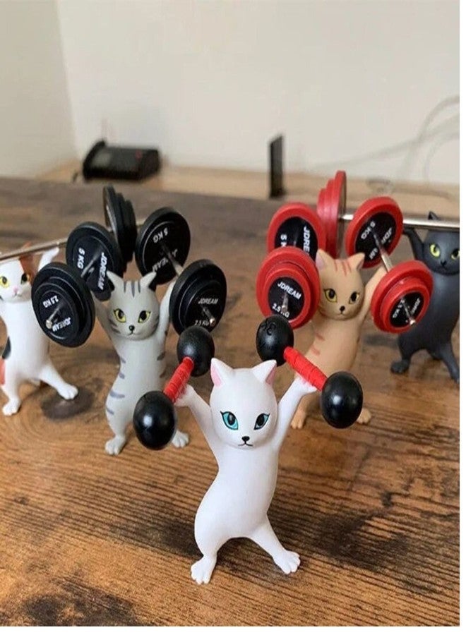 ATHAND Gifts for Women,Cute Pen Holder Desk Accessories for Men Women, Kawaii Dancing Cat,Funny Home Office Decor,Desk Gifts for Coworkers(5 Cats Set) - Image 4