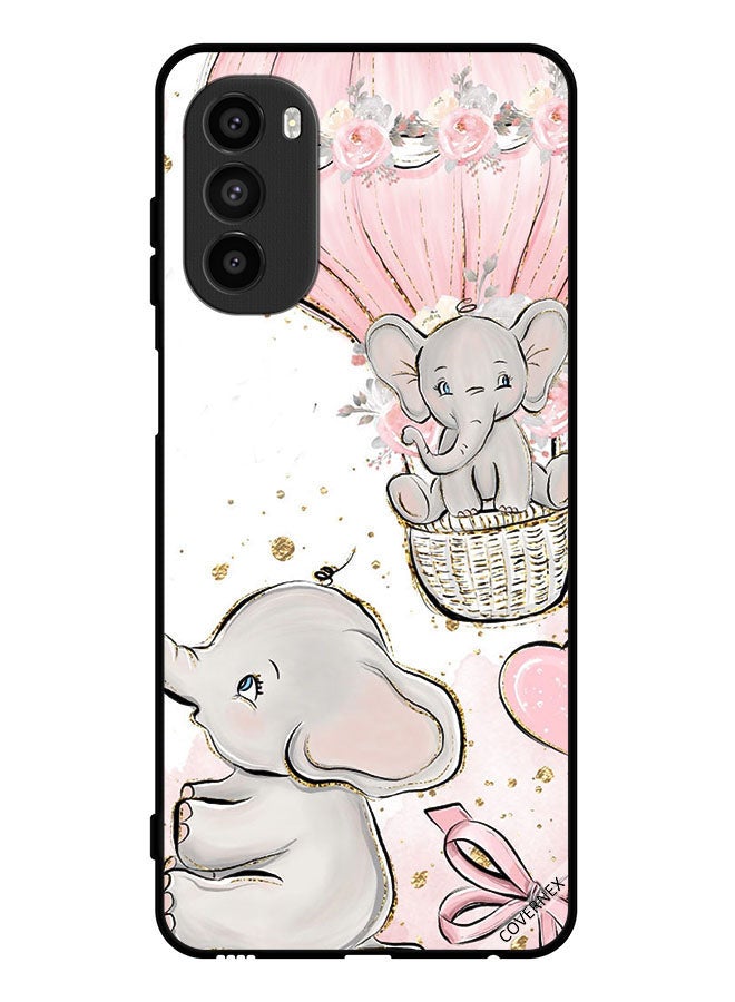 Covernex Protective Case Cover For Motorola Moto G52 Baby Elephants Art - Image 1