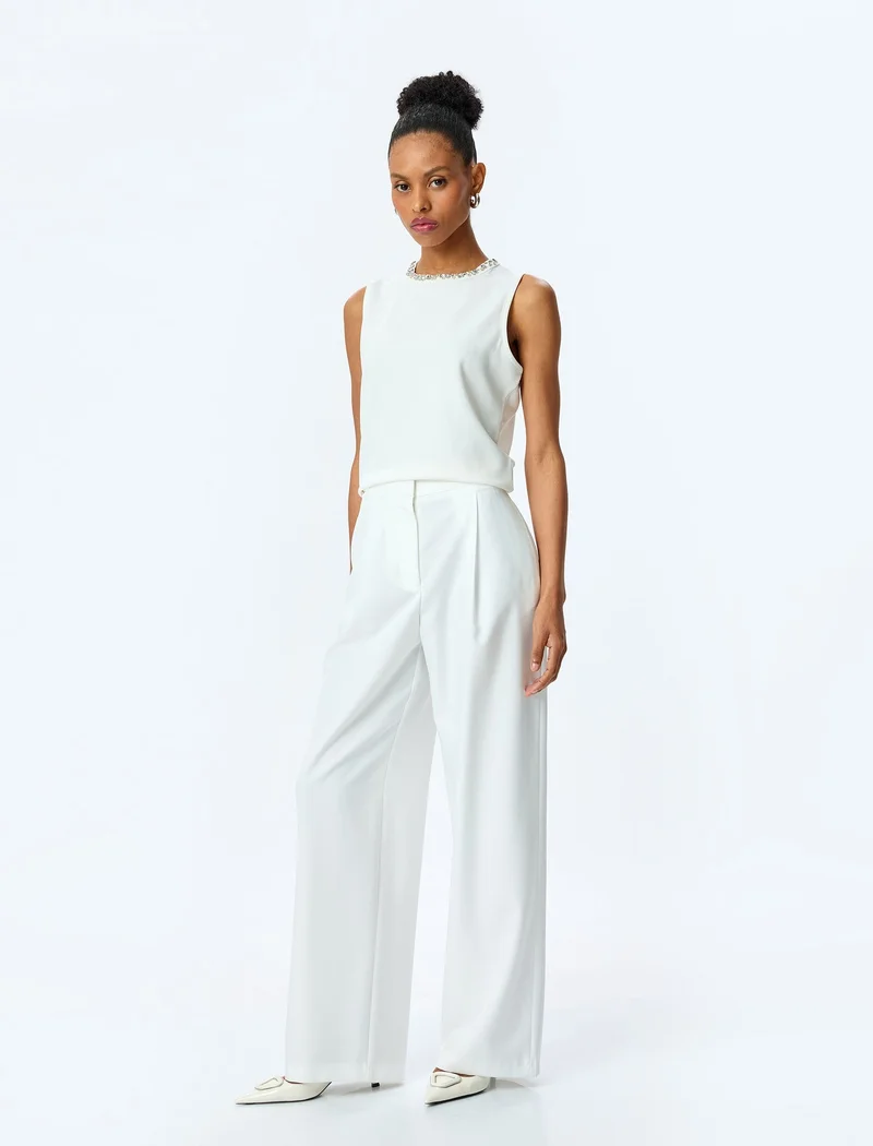 كوتون Sleeveless Blouse