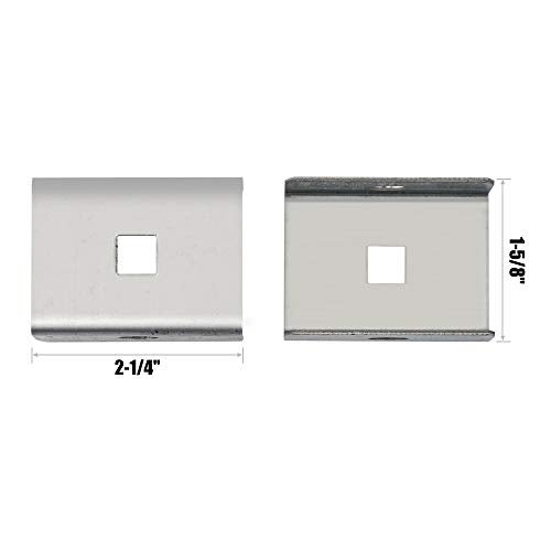 HOME MASTER HARDWARE Box Rail Hanger Kit 2 Set,Exterior Barn Door Hardware Kit,Each Rated Safe Working Load 225 lbs,Zinc Plated - Image 3