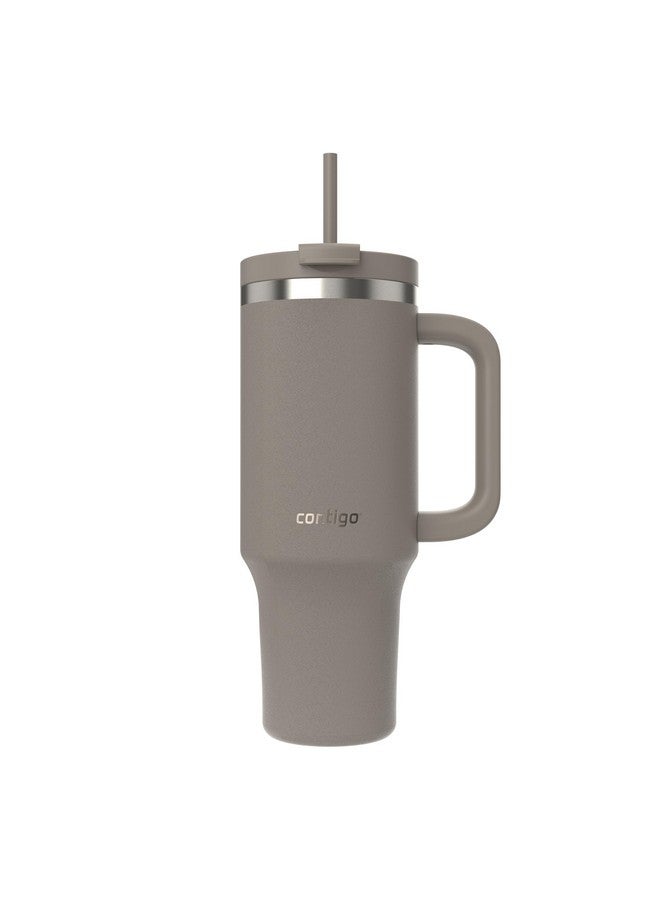 كونتيجو كوب كونتيجو ستريترفيل سعة 40 أونصة، مصنوع من الفولاذ المقاوم للصدأ معزول بالفراغ، مقاوم للتسرب، يحفظ باردًا لمدة 29 ساعة، مزود بغطاء إنكي كاب - Image 1