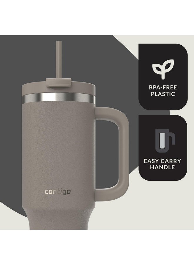 كونتيجو كوب كونتيجو ستريترفيل سعة 40 أونصة، مصنوع من الفولاذ المقاوم للصدأ معزول بالفراغ، مقاوم للتسرب، يحفظ باردًا لمدة 29 ساعة، مزود بغطاء إنكي كاب - Image 4