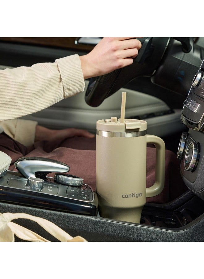 كونتيجو كوب كونتيجو ستريترفيل سعة 40 أونصة، مصنوع من الفولاذ المقاوم للصدأ معزول بالفراغ، مقاوم للتسرب، يحفظ باردًا لمدة 29 ساعة، مزود بغطاء إنكي كاب - Image 5