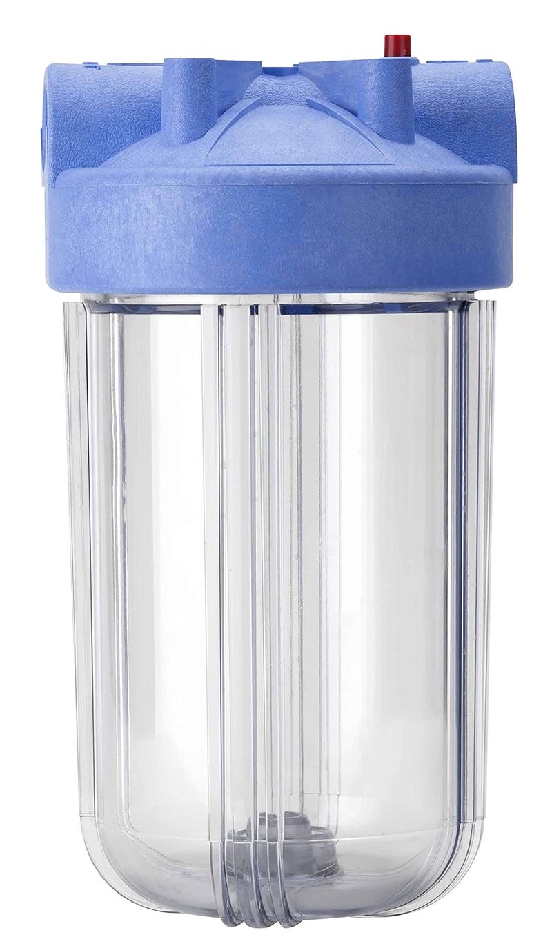 Pentek BIG-CLEAR-LX-10 Whole House 10" Filter Housing - Heavy Duty Clear Lexan Housing - Image 1