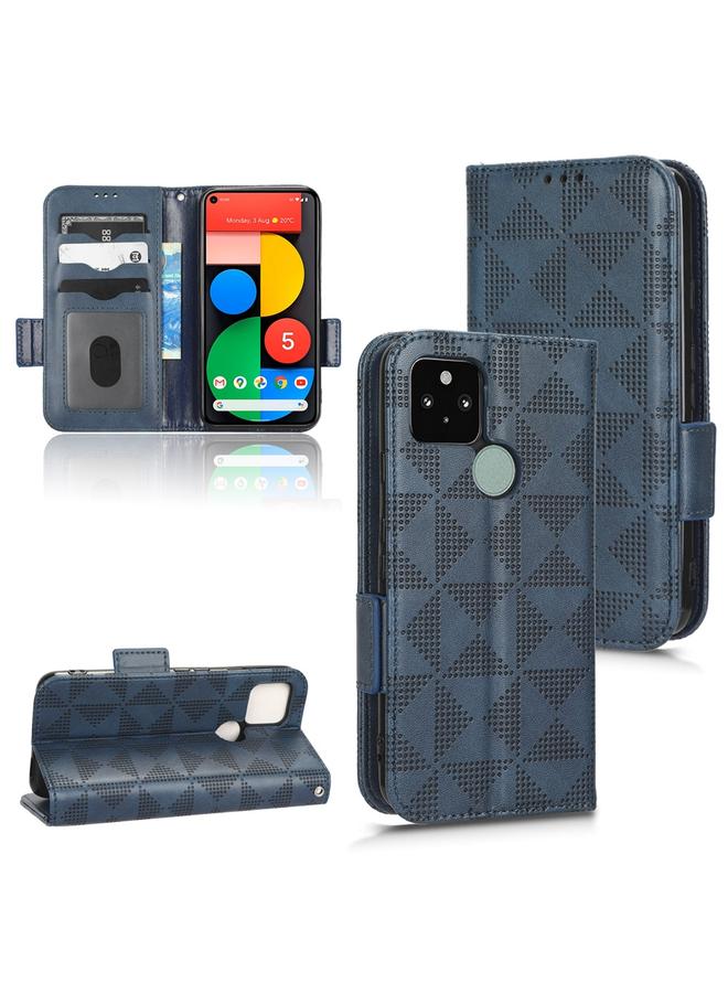 S-TOP Case For Google Pixel 5 Symmetrical Triangle Leather Phone Case - Image 1