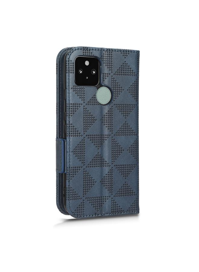 S-TOP Case For Google Pixel 5 Symmetrical Triangle Leather Phone Case - Image 3