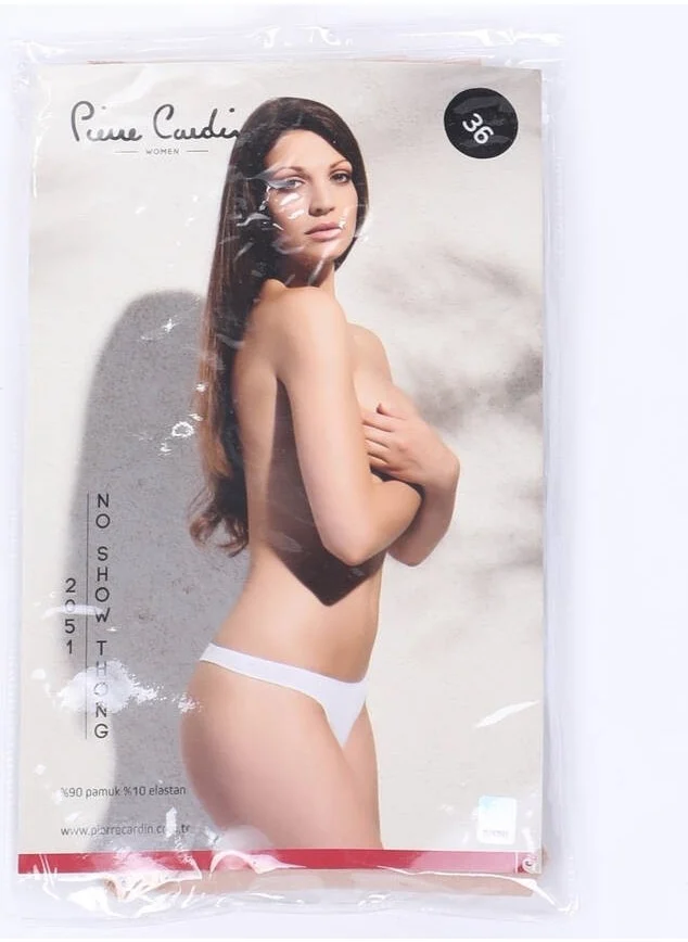 pierre cardin Women's Cotton Thong 5 Pieces